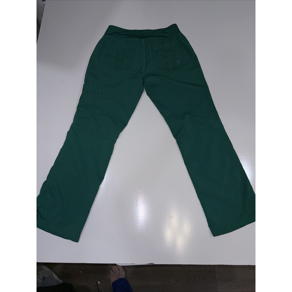 Healing Hands Womens Green Size S P Scrub Pants Polyester Spandex Cargo Pockets - Picture 12 of 14